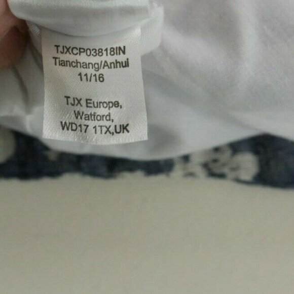 Max Studio Baby Girls 24 Month Old Dress Navy Blue White Floral - Picture 9 of 10